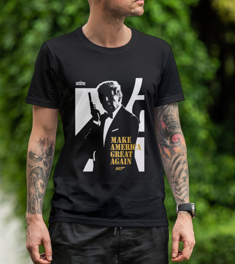 Trump 007 Make America Great Again Bond T-Shirt