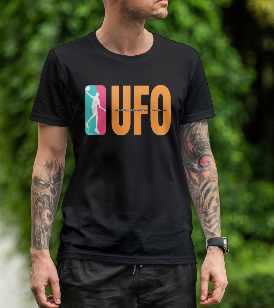 UFO Unstoppable Force On Court San Antonio Spurs T-Shirt