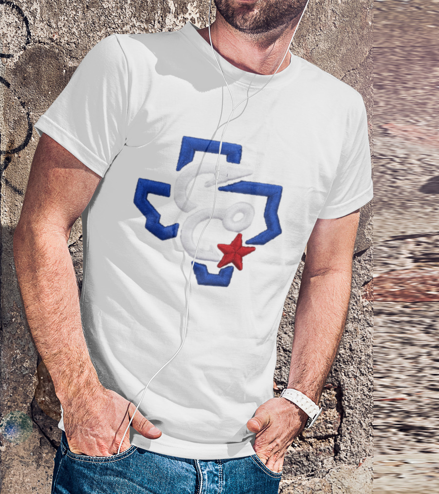 2026 Christi Hooks Big League Chew Hat Blue White Red Star Patch T-Shirt