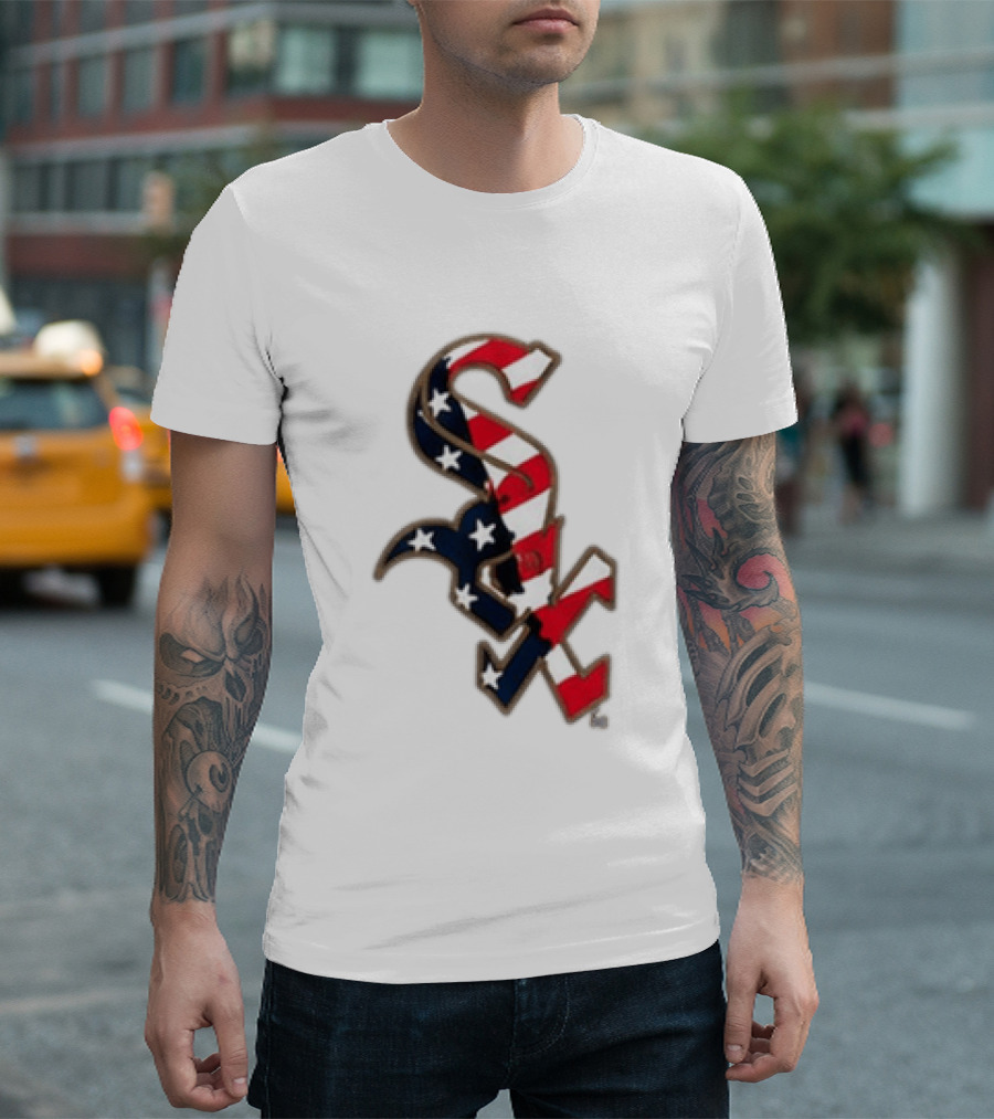 250 Years America 1776 2026 White Sox Stars Stripes MLB T-Shirt