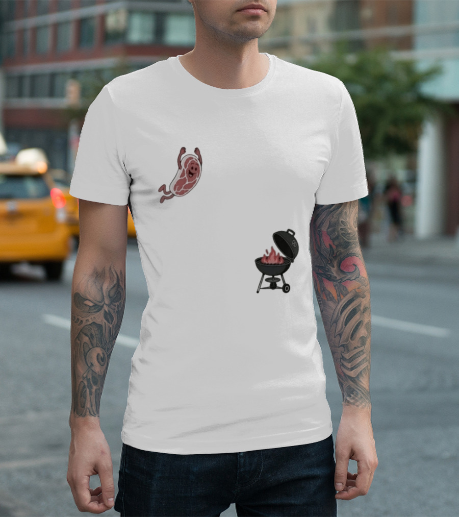 BBQ Jumping Steak 2026 Funny Grill T-Shirt