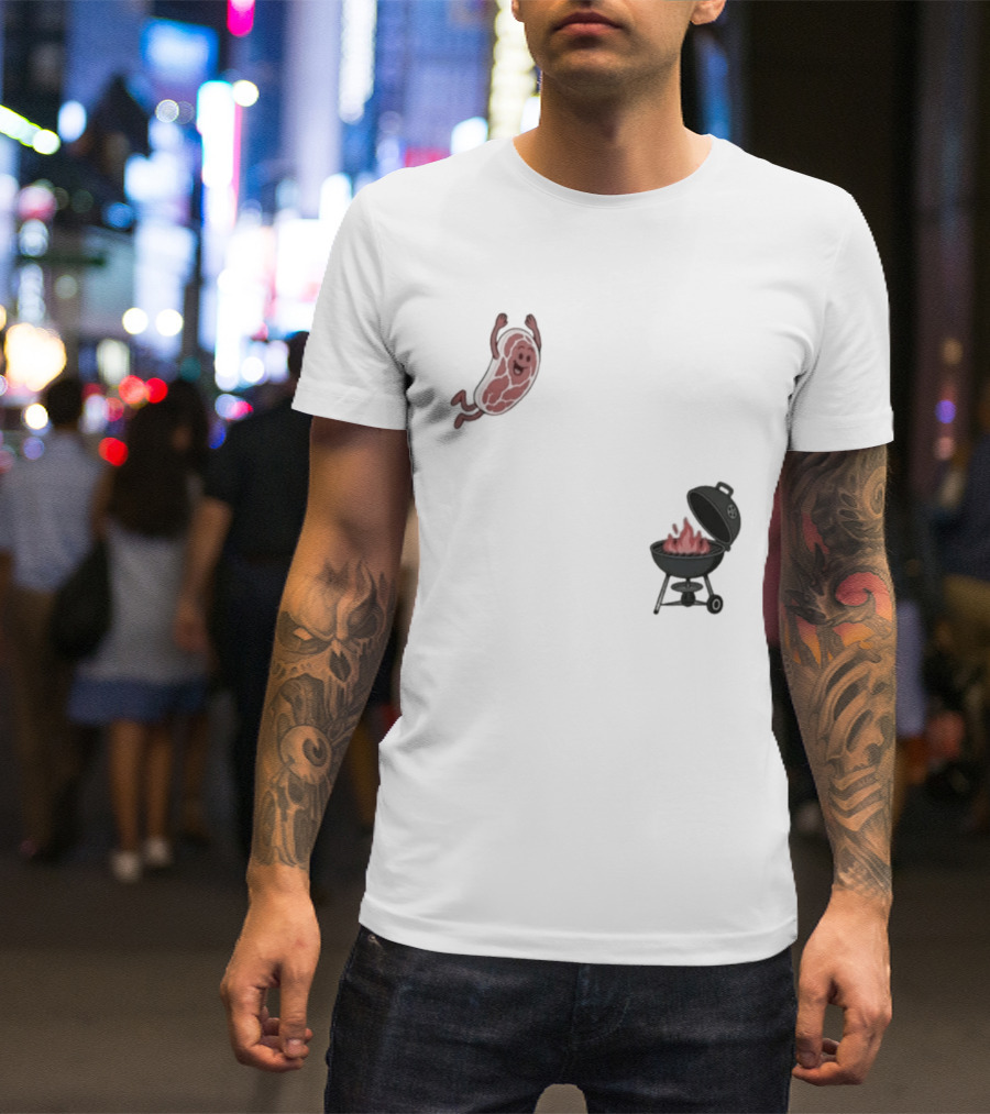 BBQ Jumping Steak 2026 Funny Grill T-Shirt