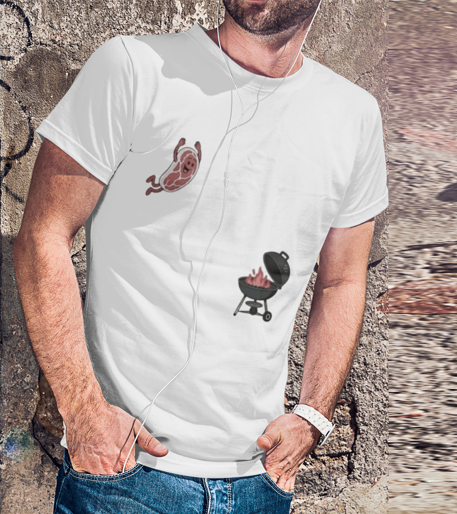 BBQ Jumping Steak 2026 Funny Grill T-Shirt