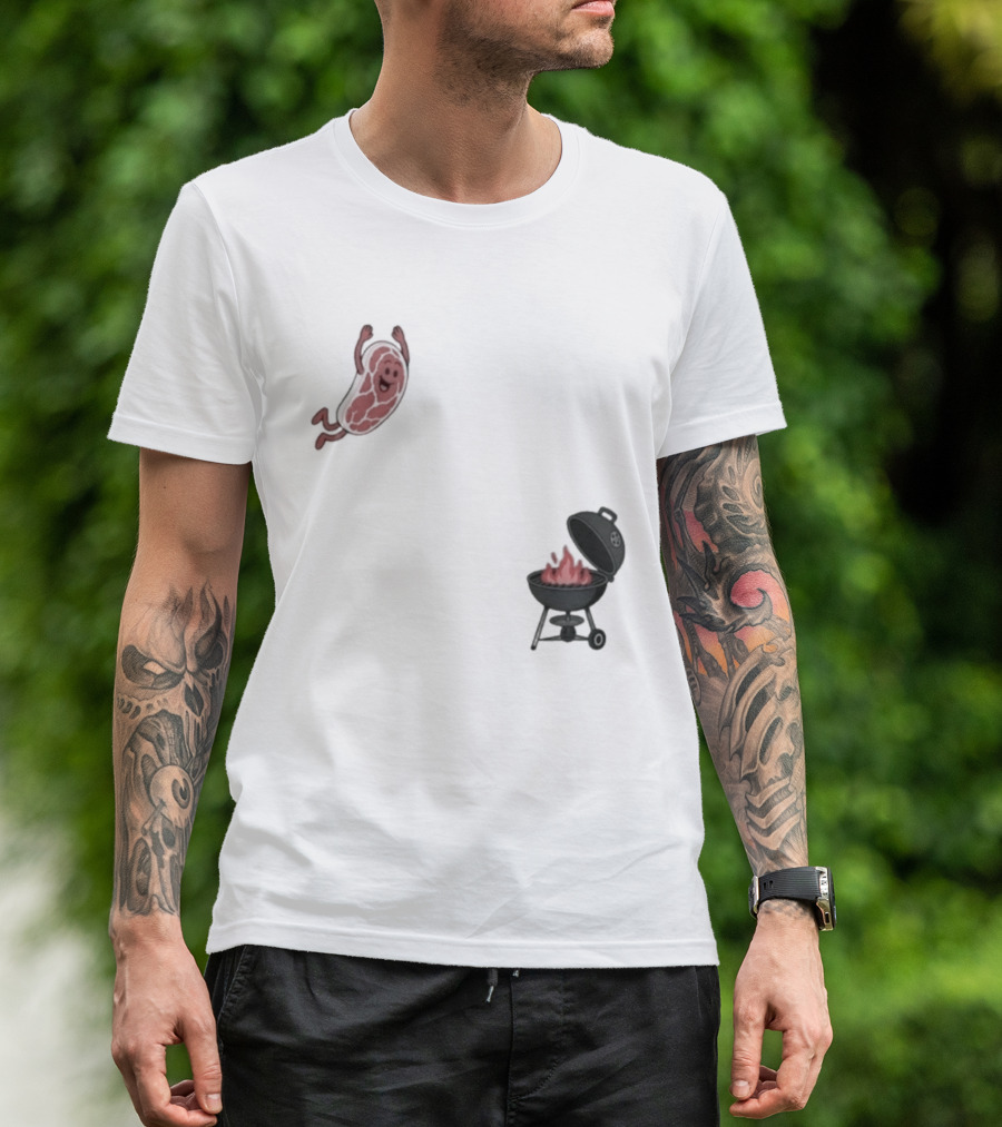 BBQ Jumping Steak 2026 Funny Grill T-Shirt