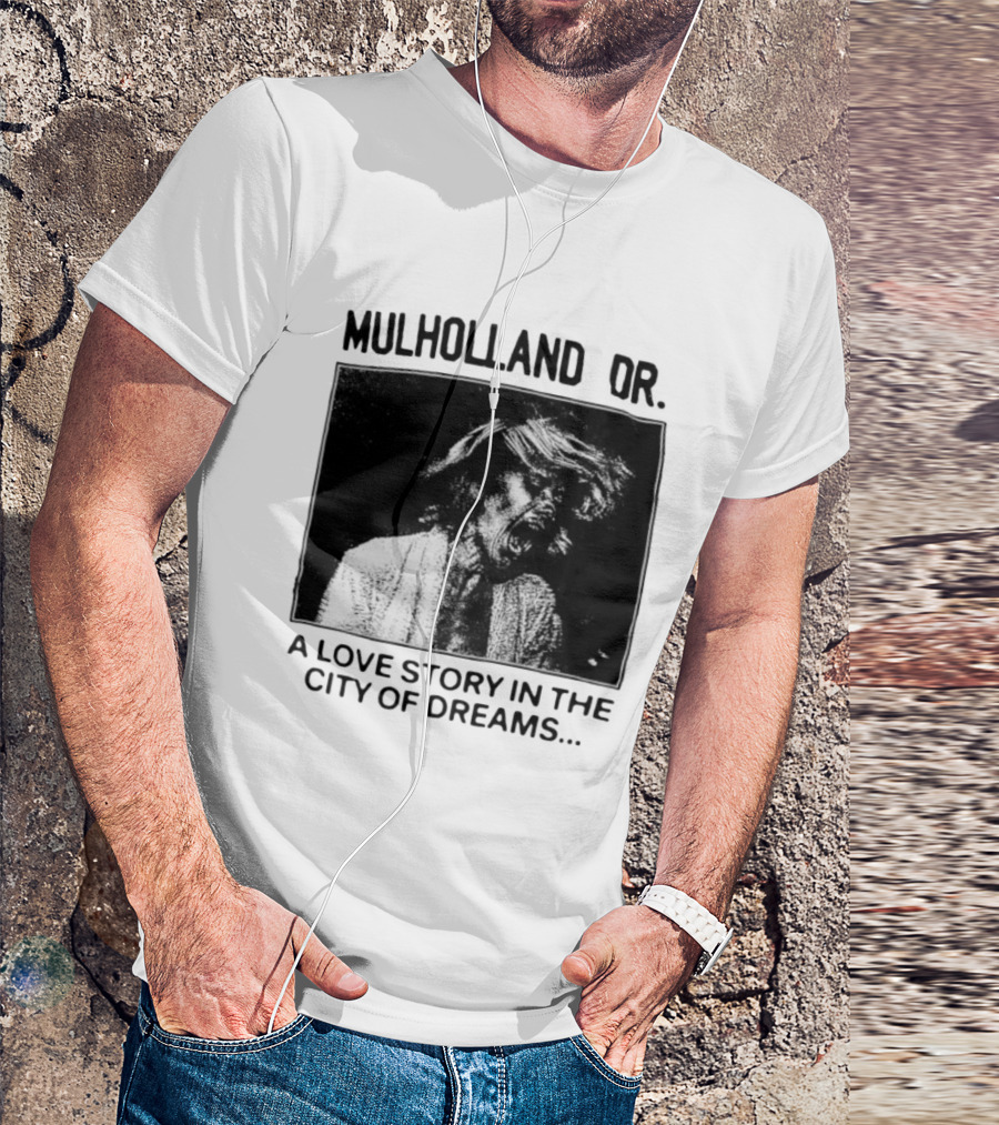 Mulholland Dr. A Love Story In The City Of Dreams Vintage Noir Aesthetic T-Shirt