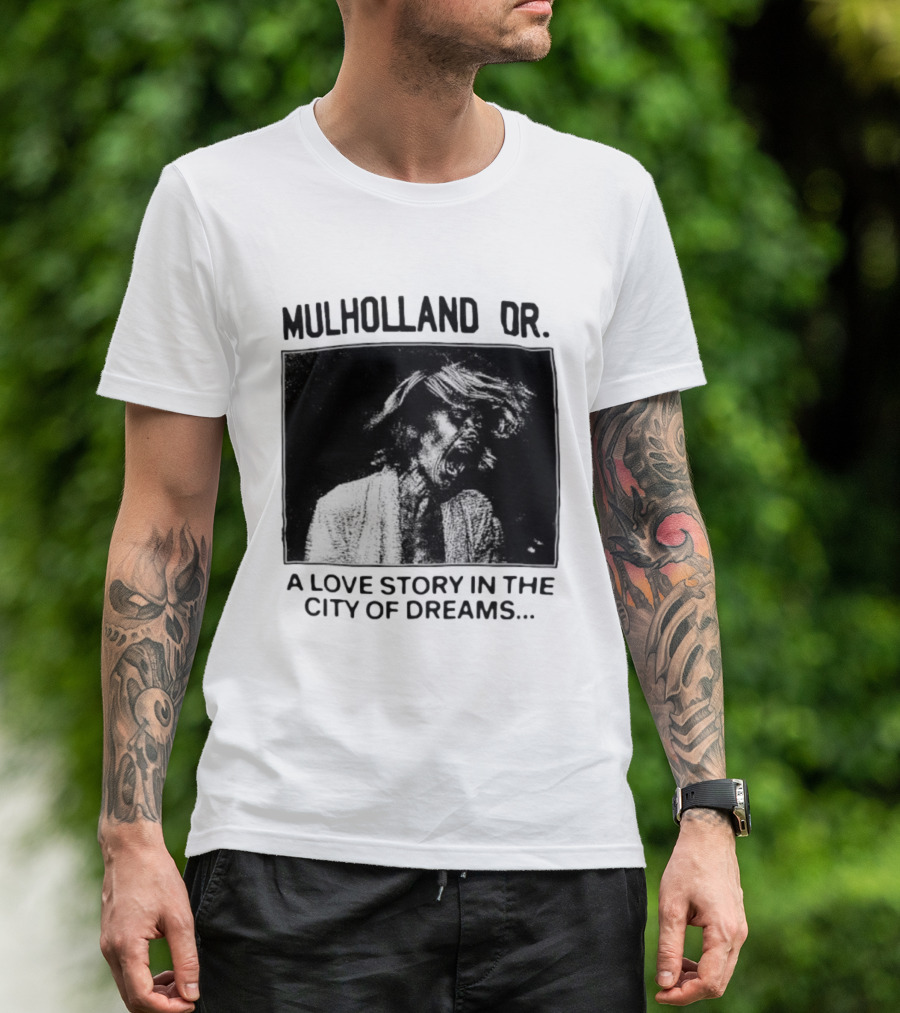 Mulholland Dr. A Love Story In The City Of Dreams Vintage Noir Aesthetic T-Shirt