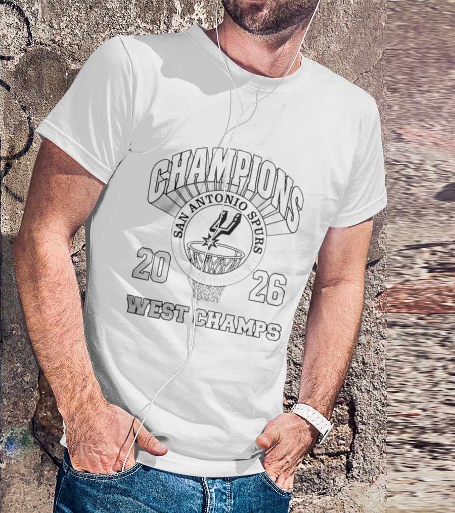 San Antonio Spurs Western Conference Champions 2026 T-Shirt