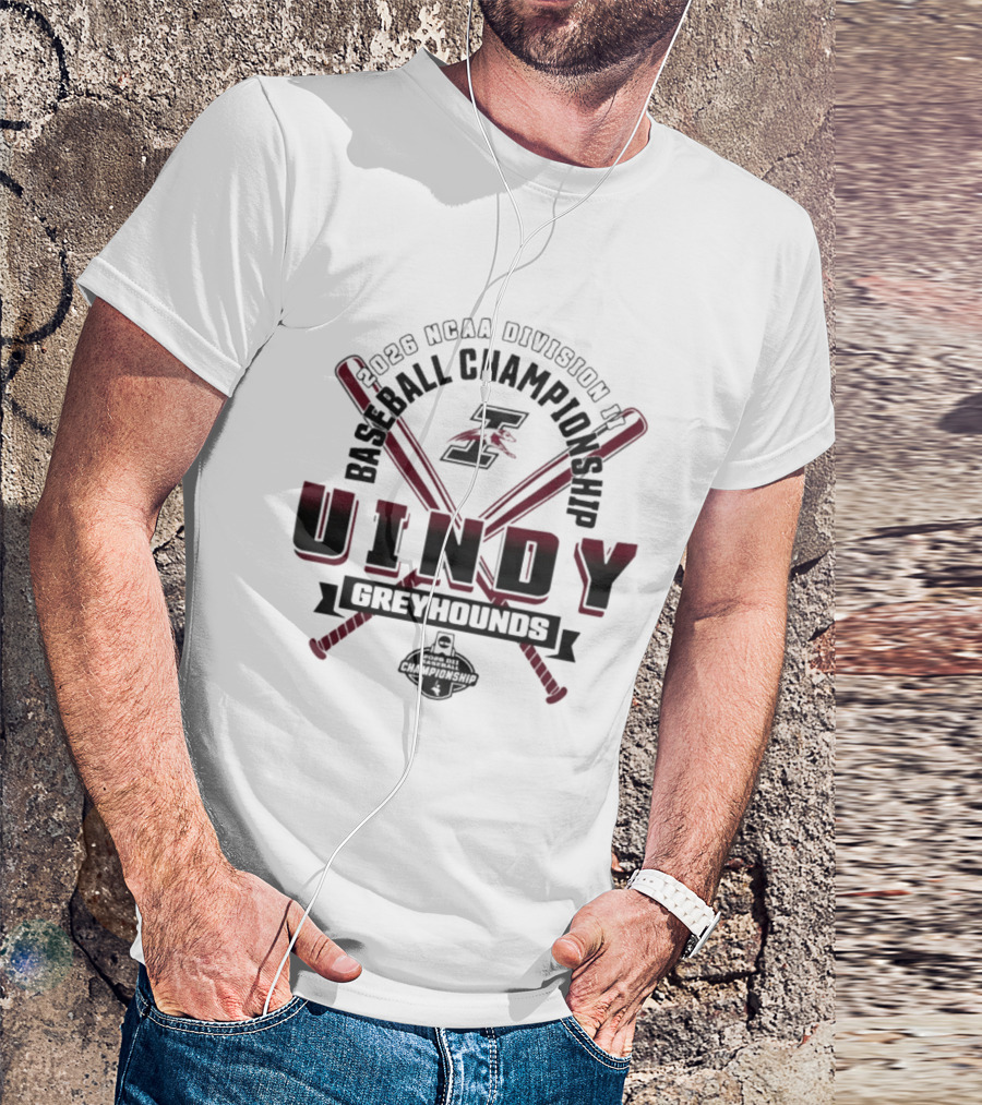 2026 NCAA Division II Baseball Championship UIndy Greyhounds T-Shirt