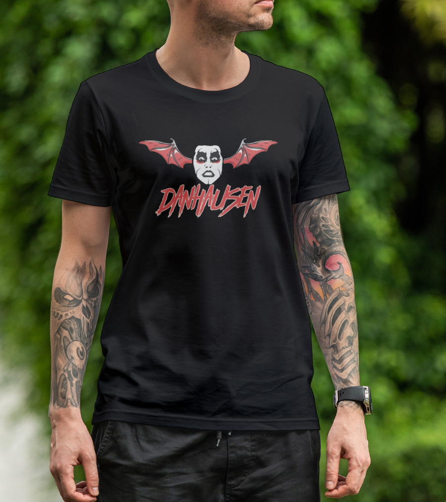 Danhausen Very Nice Very Evil Bat Wings Face T-Shirt