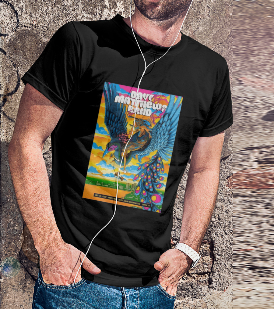 Dave Matthews Band May 26 2026 MidFlorida Credit Union Amphitheatre Tampa FL T-Shirt