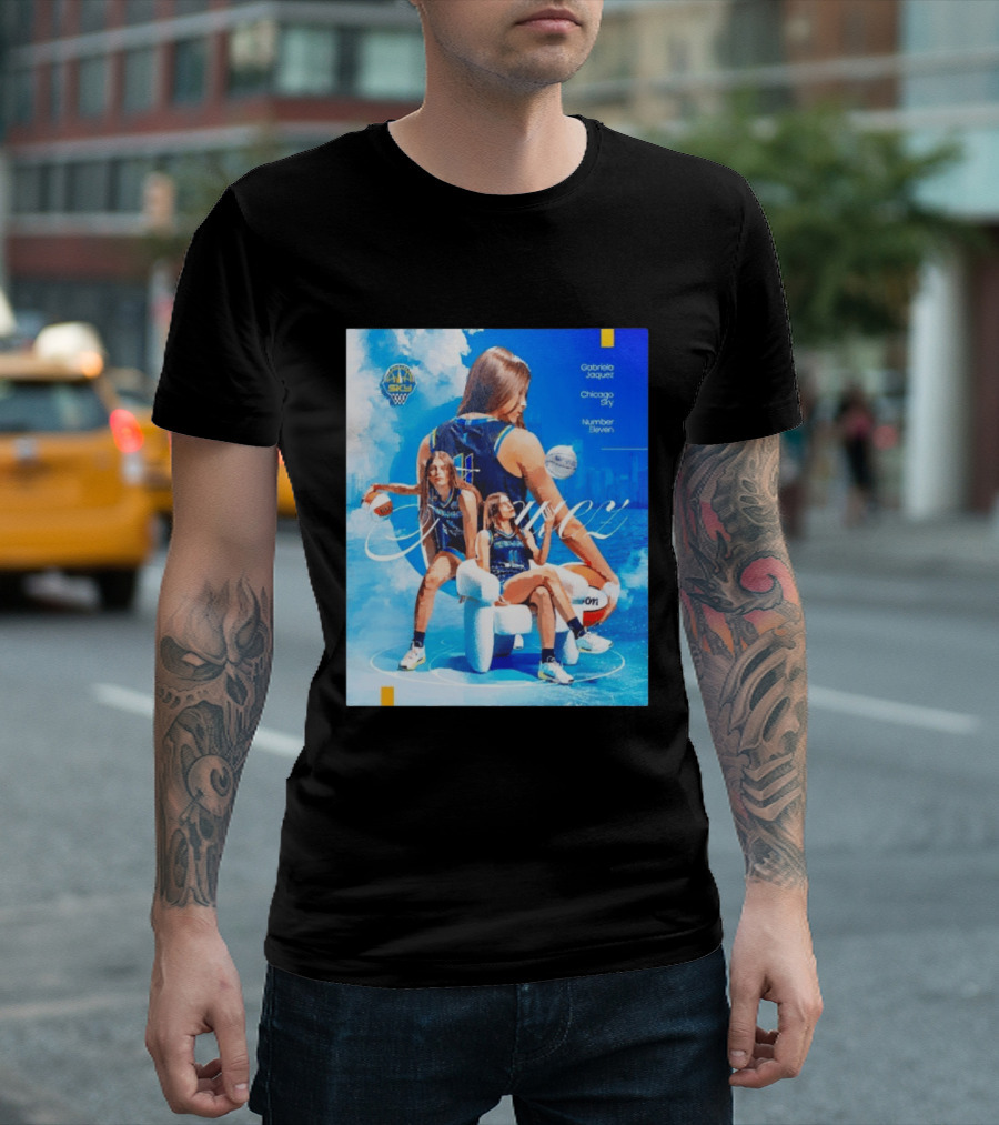 Chicago Sky Gabriela Jaquez Number Eleven Basketball T-Shirt