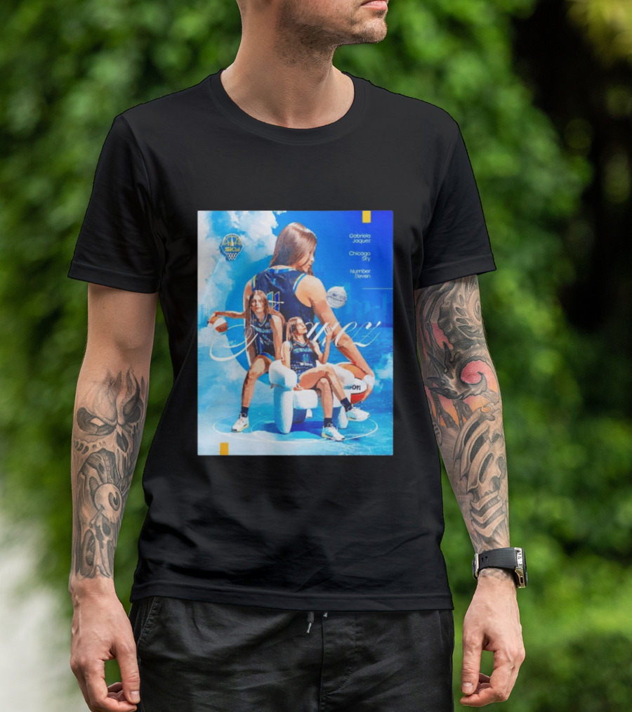 Chicago Sky Gabriela Jaquez Number Eleven Basketball T-Shirt