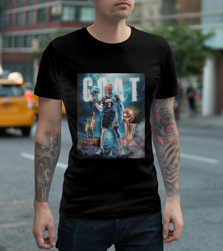 GOAT Shai Gilgeous Alexander OKC Thunder MVP And Awards T-Shirt