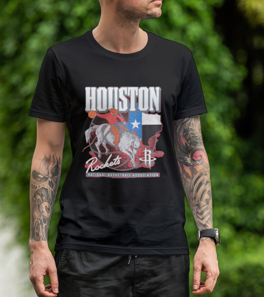 Houston Rockets National Basketball Association Texas Cowboys Basketball T-Shirt