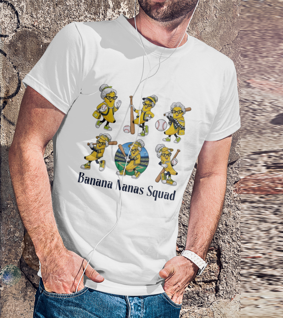 Savannah Bananas Elderly Ballplayers Playful Banana Nanas Squad T-Shirt