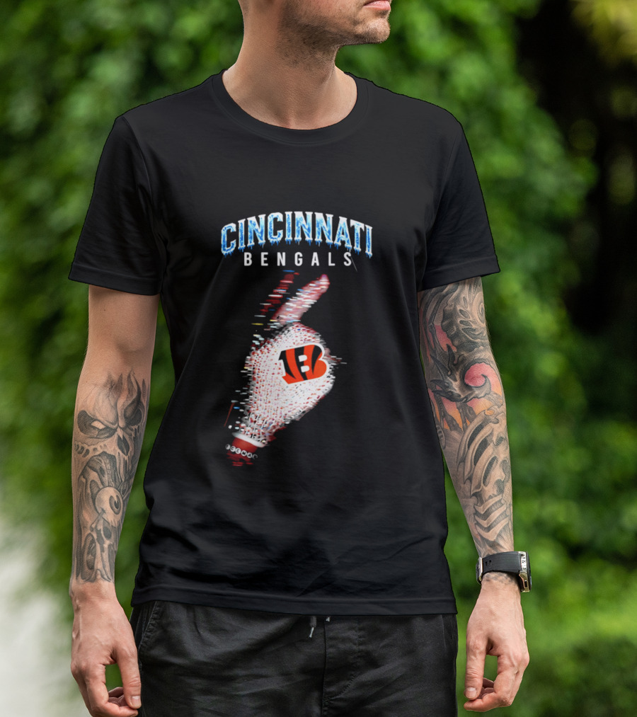 Cincinnati Bengals Iceman Glove Logo 2026 T-Shirt
