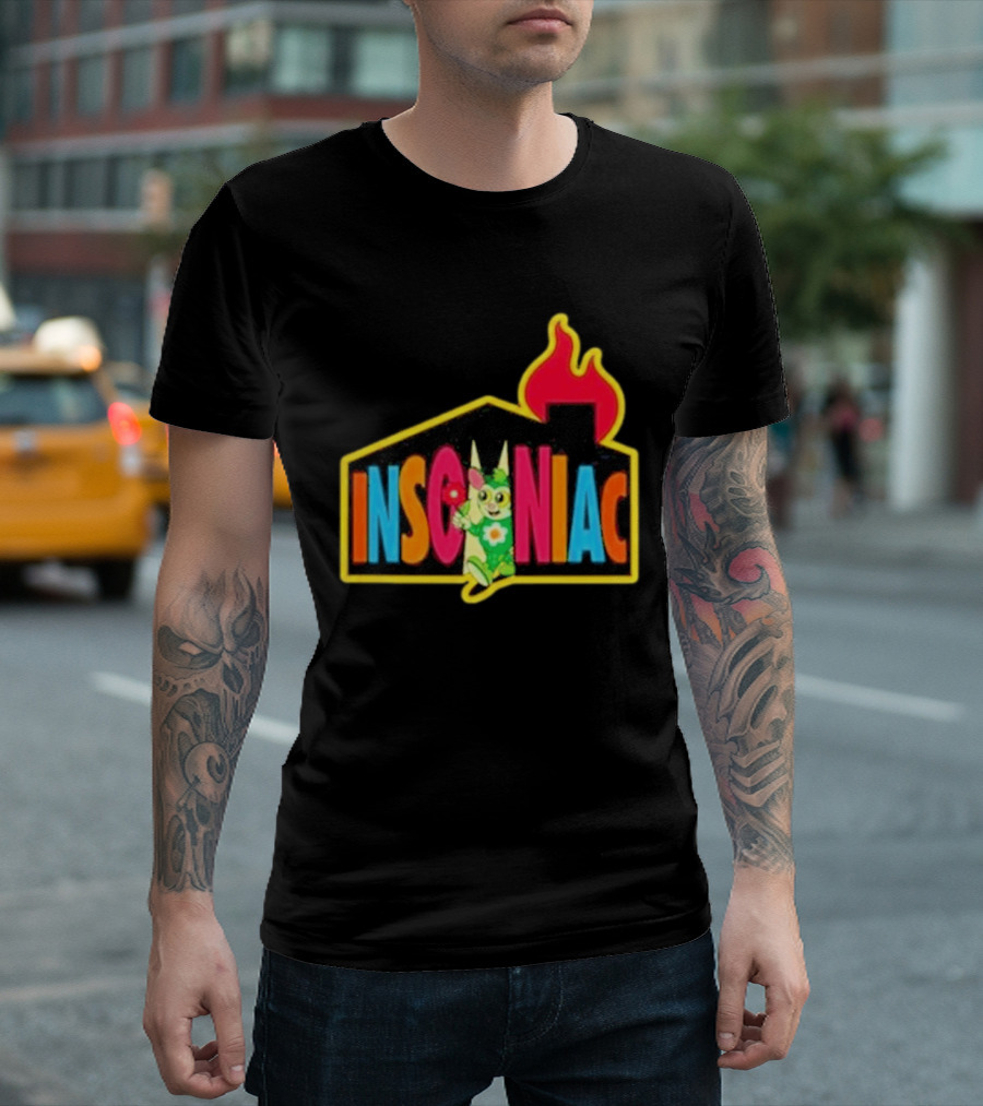 Dabsmyla X Insomniac House EDC Festival Art Collaboration T-Shirt