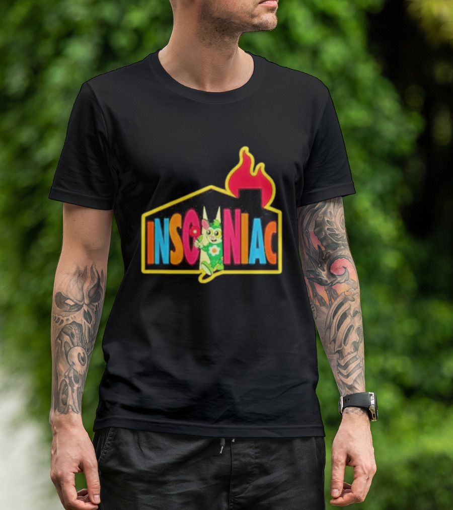 Dabsmyla X Insomniac House EDC Festival Art Collaboration T-Shirt