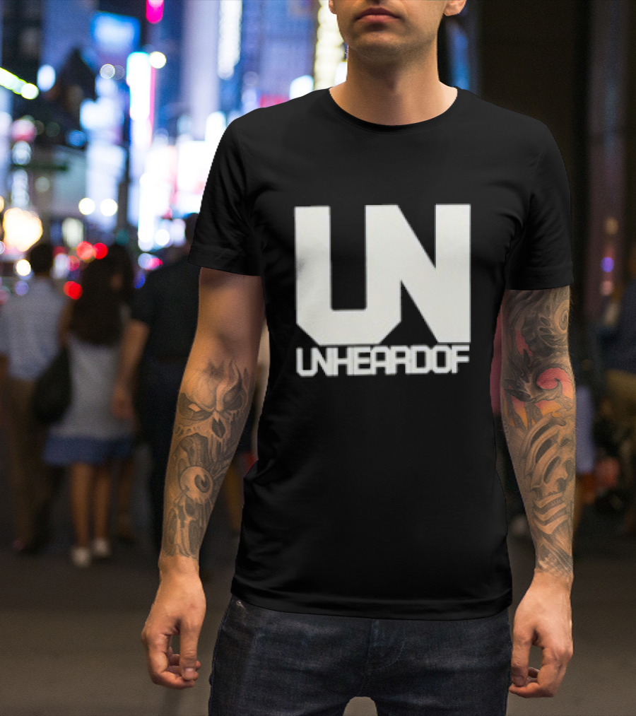 Unheardof Core UN Minimalist Text Urban Streetwear Fashion T-Shirt