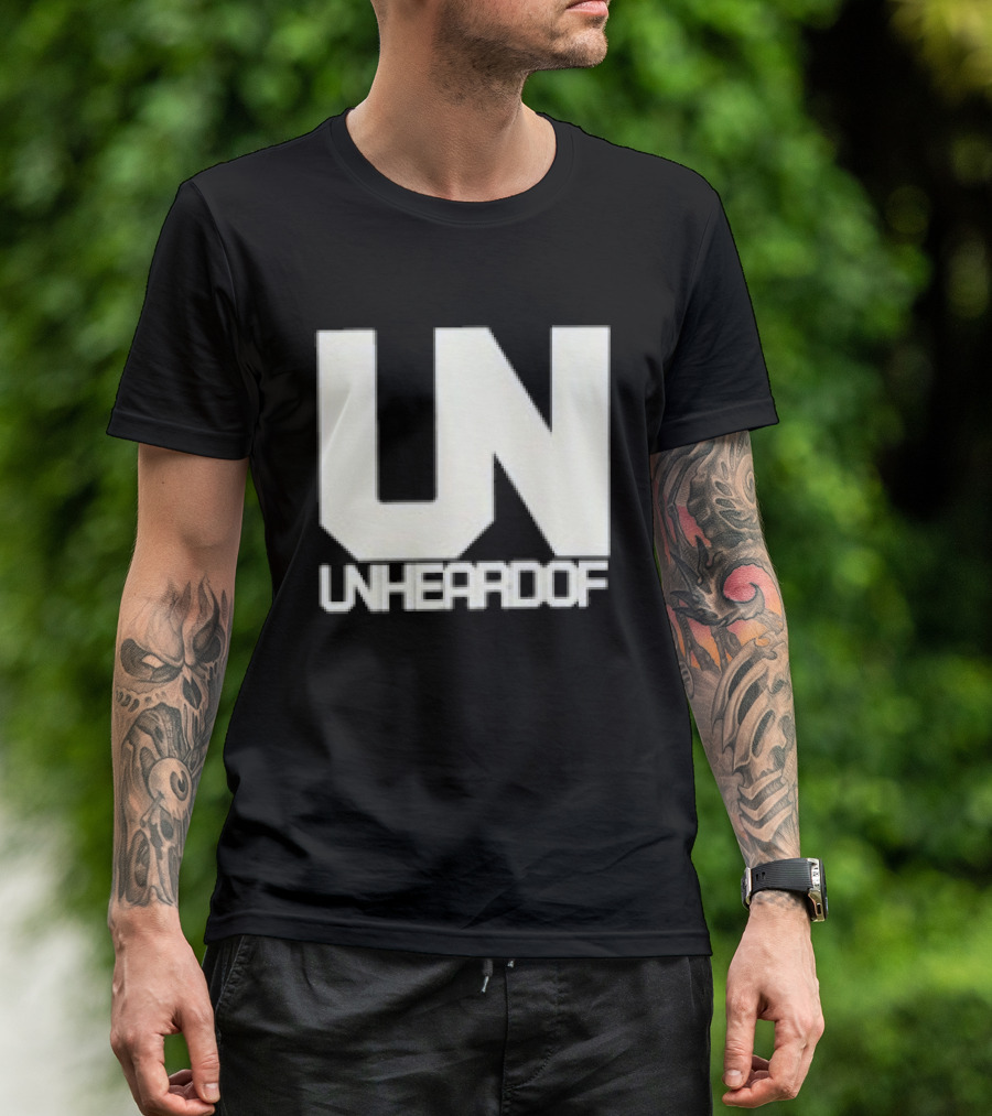 Unheardof Core UN Minimalist Text Urban Streetwear Fashion T-Shirt