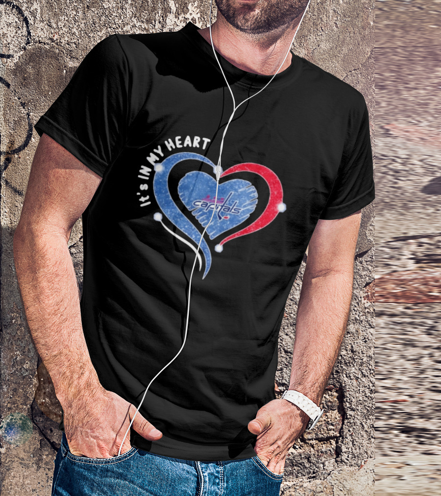 Washington Capitals It's In My Heart NHL 2026 Hockey T-Shirt