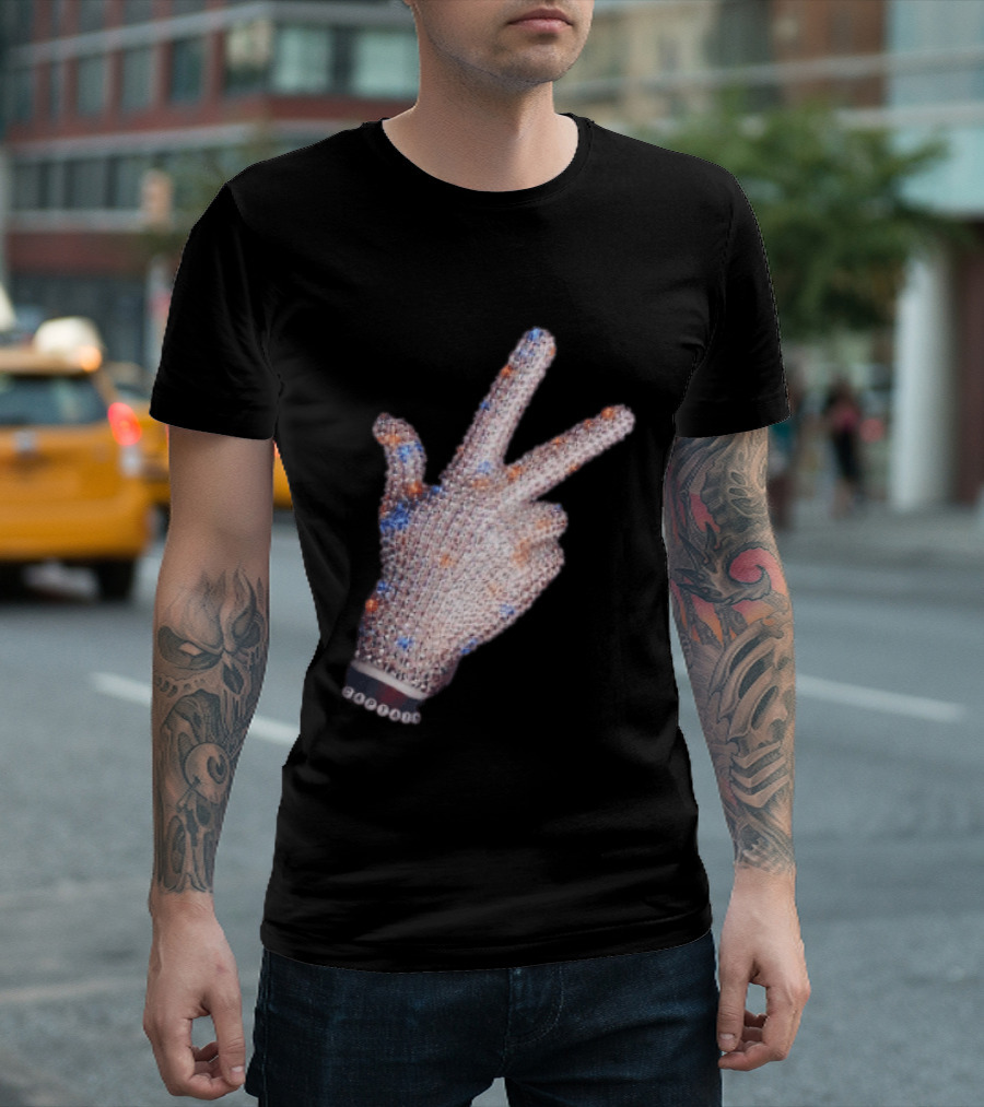 Jalen Brunson Captain New York Knicks Iceman Hand Crystal Glove Knicks T-Shirt