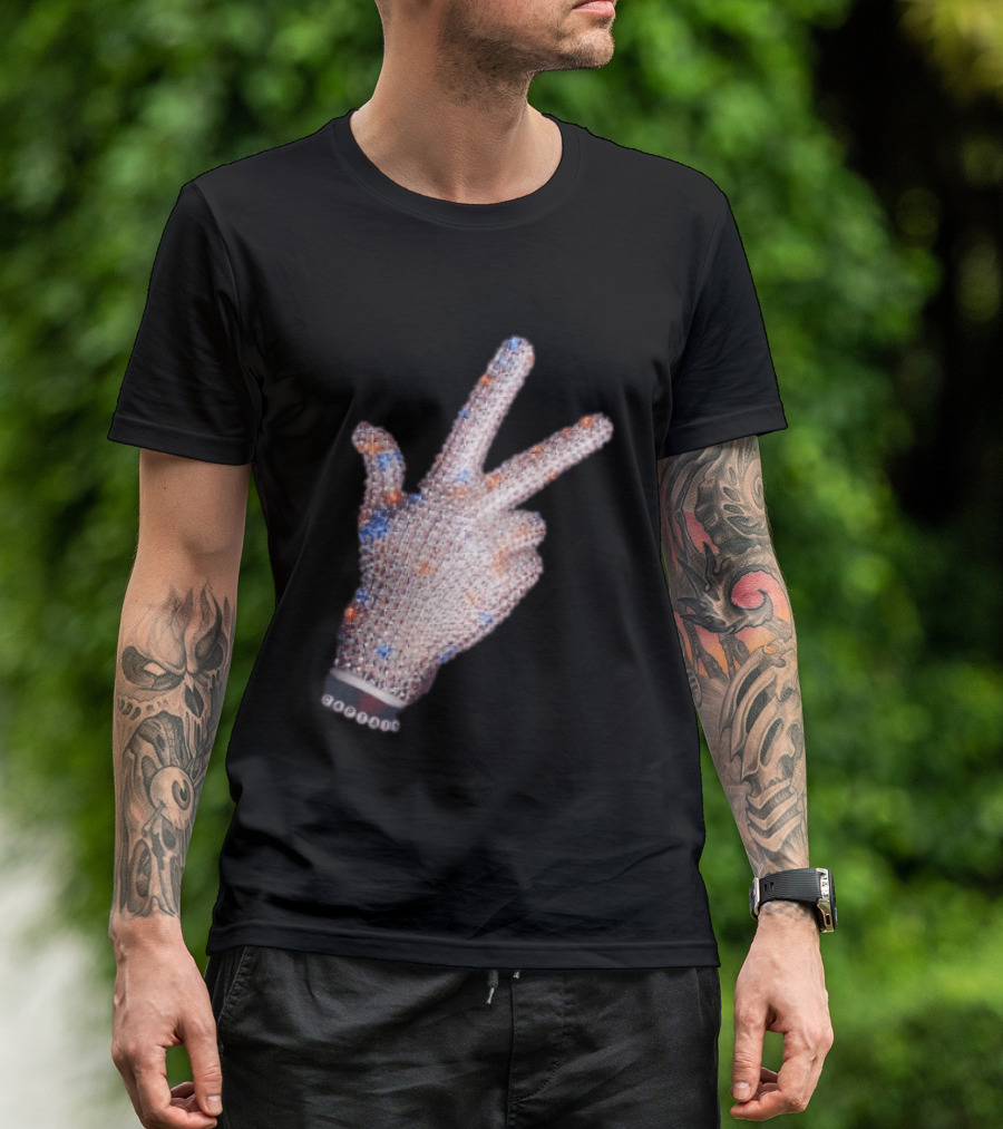 Jalen Brunson Captain New York Knicks Iceman Hand Crystal Glove Knicks T-Shirt