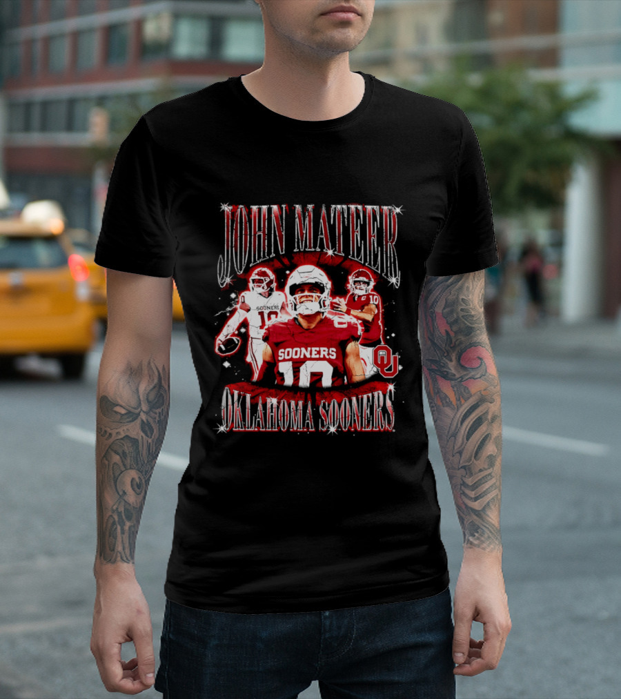 John Mateer Oklahoma Sooners Football The Year Of Mateer T-Shirt