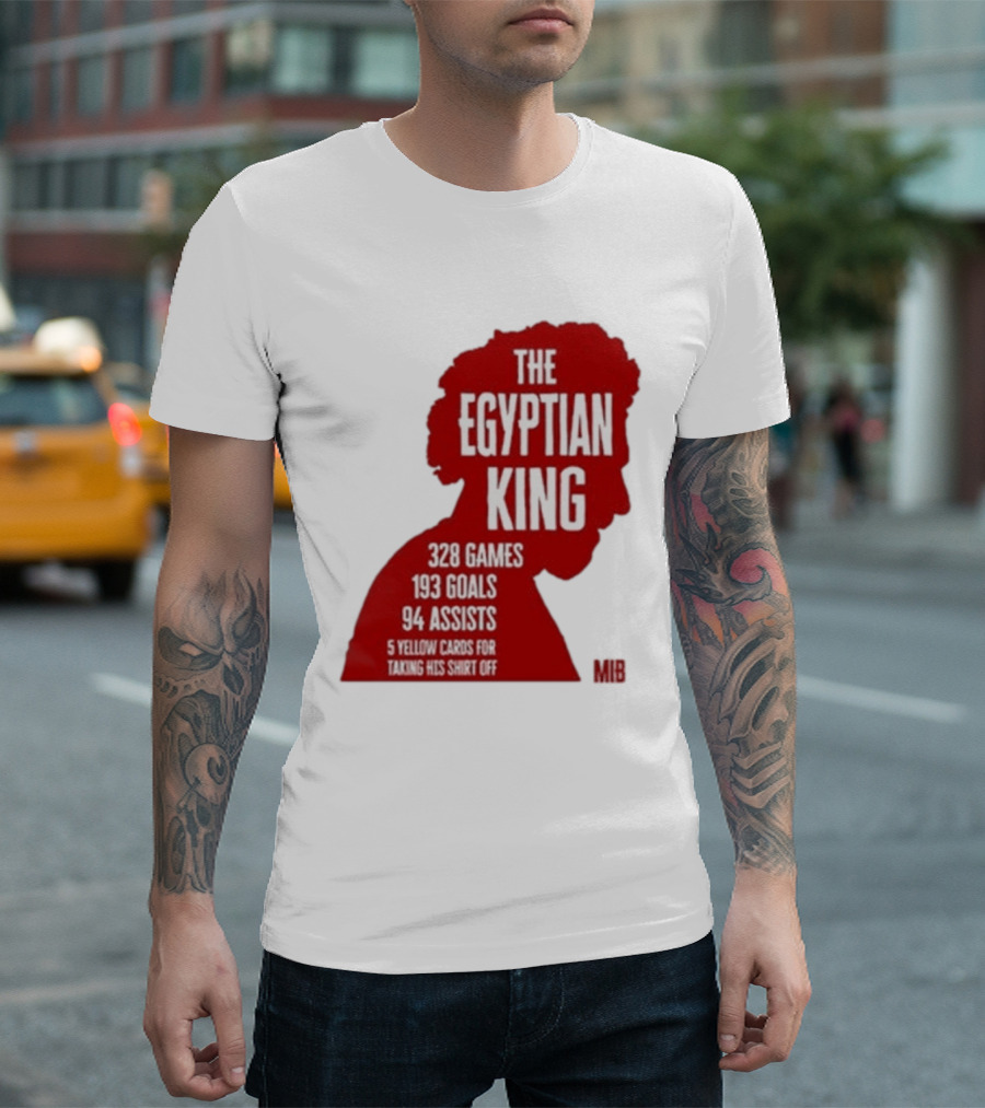 The Egyptian King 328 Games 193 Goals 94 Assists 5 Yellow Cards T-Shirt