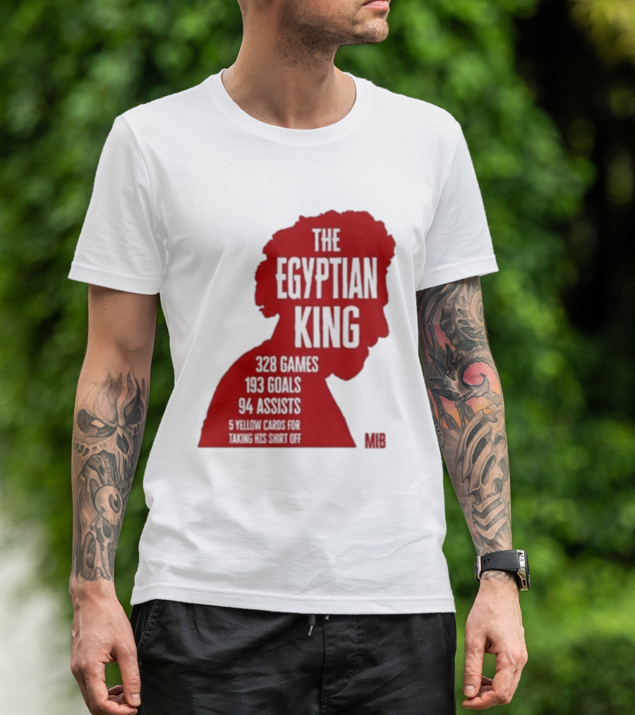 The Egyptian King 328 Games 193 Goals 94 Assists 5 Yellow Cards T-Shirt