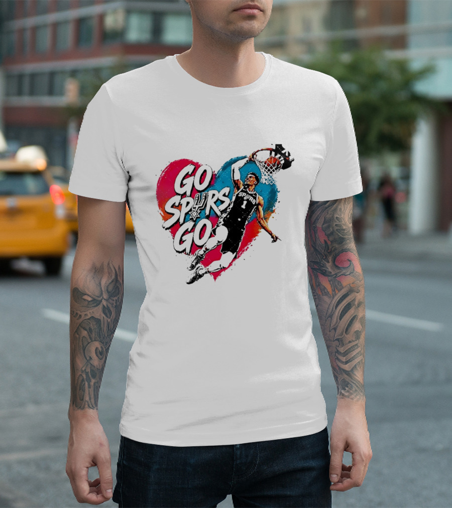 Victor Wembanyama Go Spurs Go San Antonio Basketball 2026 T-Shirt