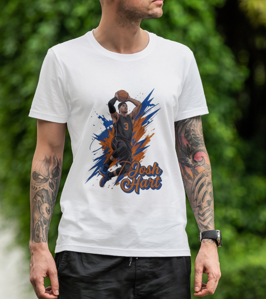 Josh Hart New York Knicks Basketball Number 3 T-Shirt