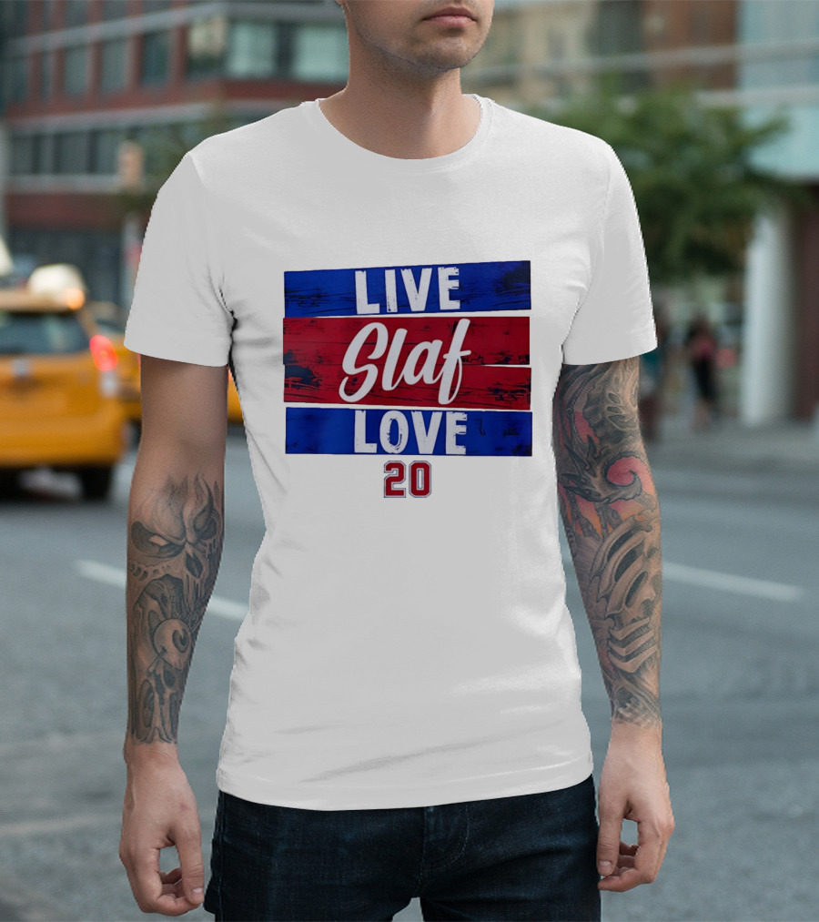 Live Slaf Love 20 Juraj Slafkovsky Montreal Canadiens NHL T-Shirt