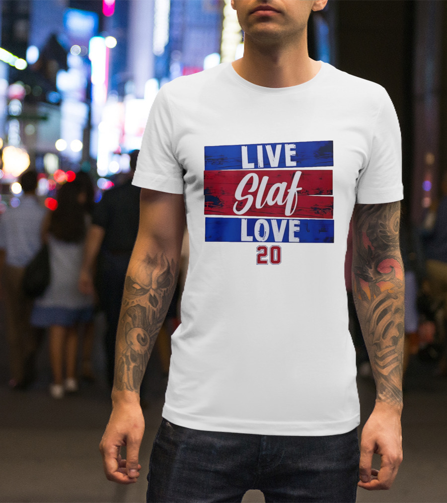 Live Slaf Love 20 Juraj Slafkovsky Montreal Canadiens NHL T-Shirt
