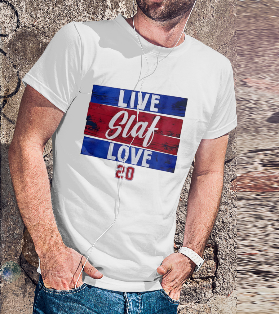 Live Slaf Love 20 Juraj Slafkovsky Montreal Canadiens NHL T-Shirt