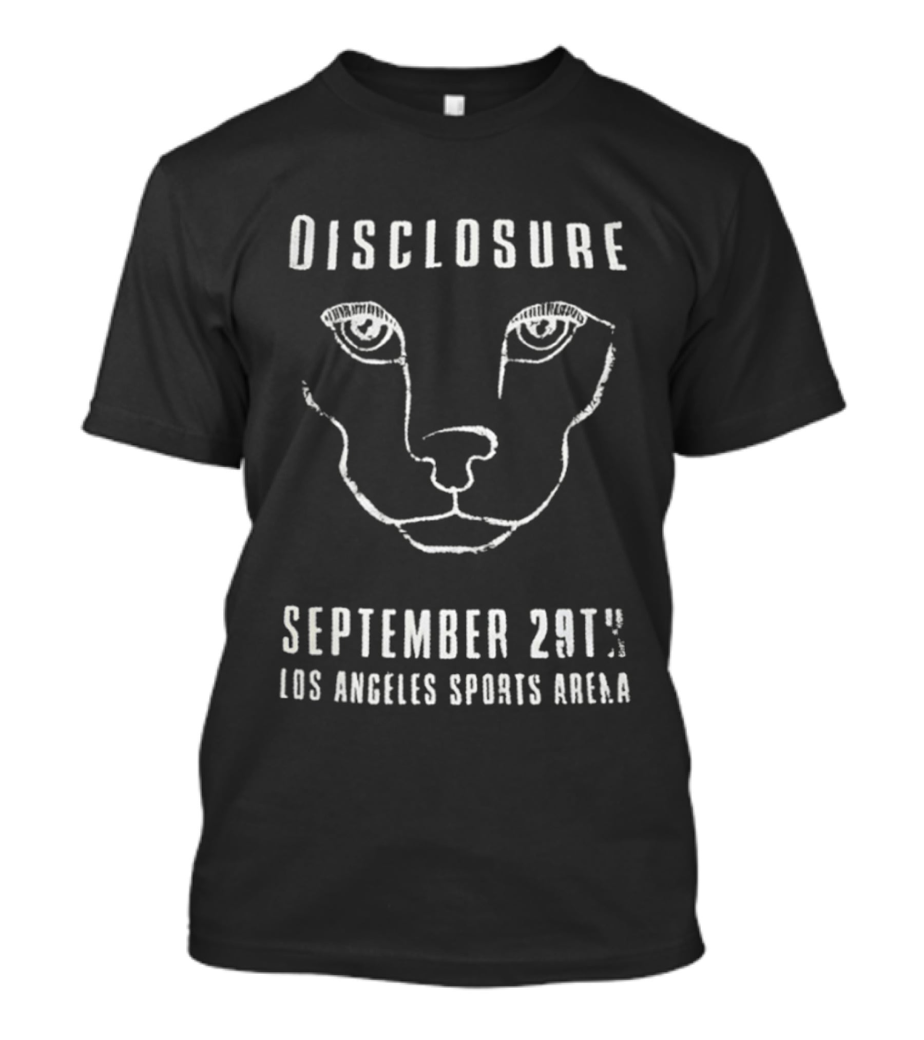 Disclosure September 29th Los Angeles Sports Arena Face T-Shirt