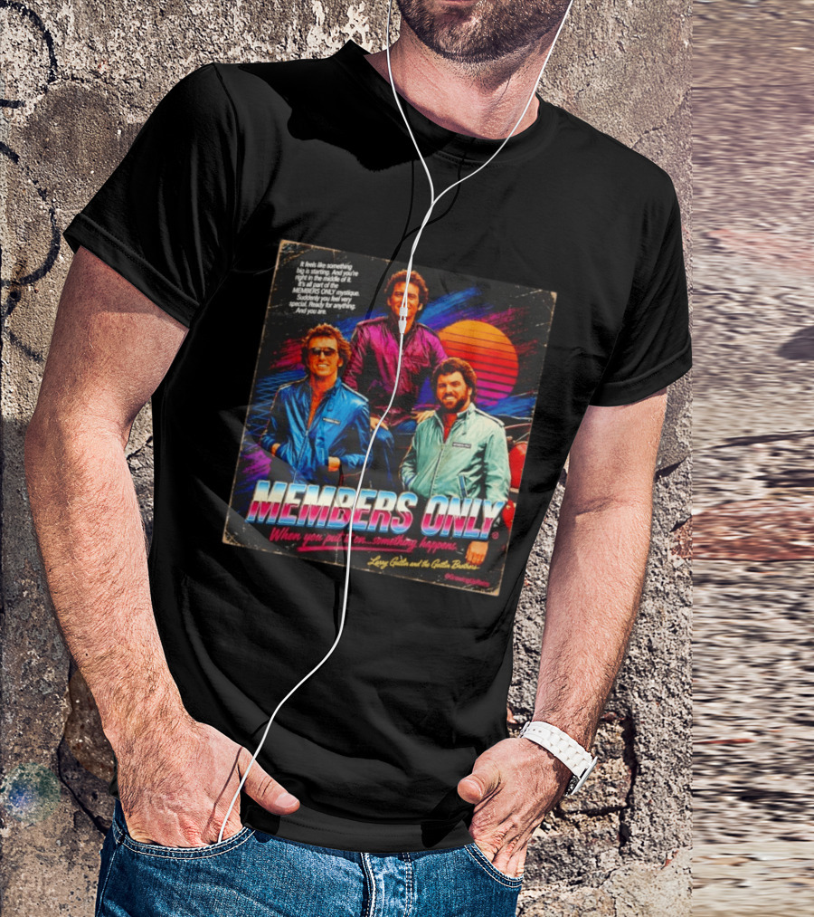 MEMBERS ONLY Larry Gatlin And The Gatlin Brothers Nostalgic 80s Style With Sunset T-Shirt