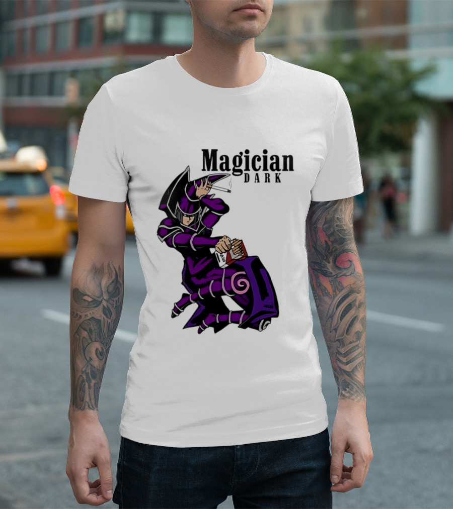 Magician Dark Yu Gi Oh Smoking T-Shirt