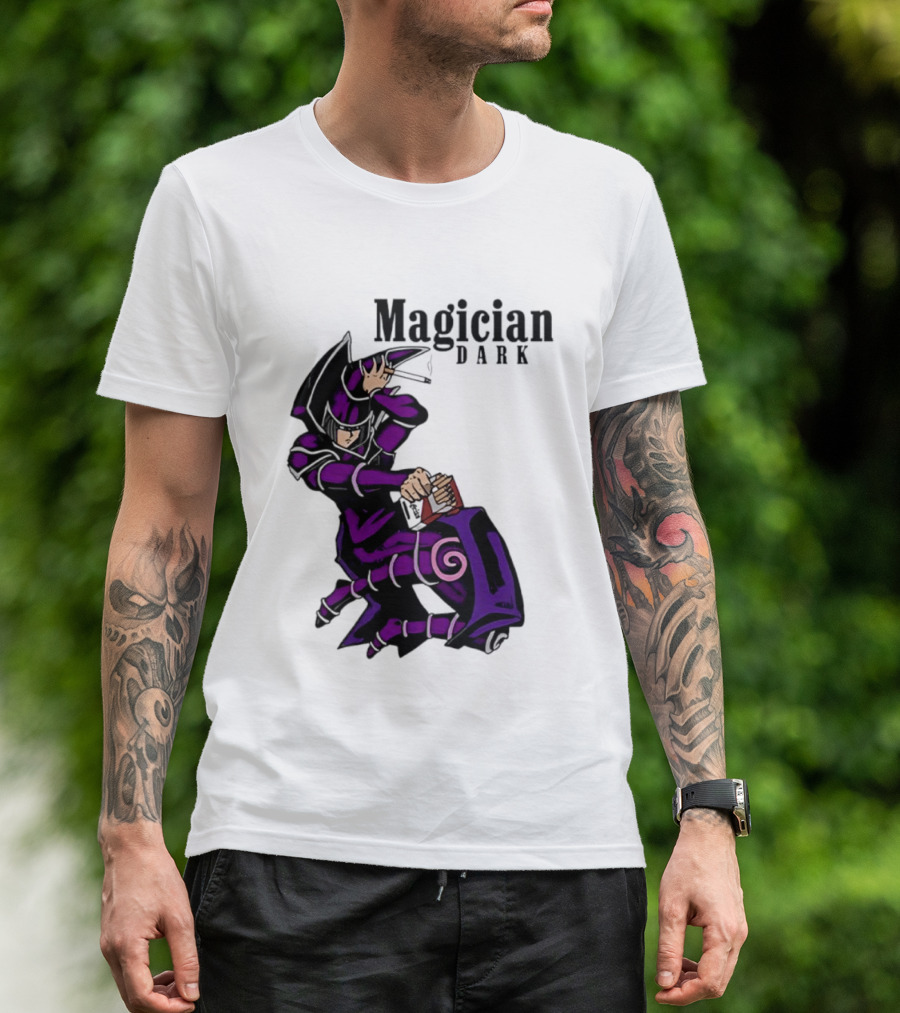 Magician Dark Yu Gi Oh Smoking T-Shirt