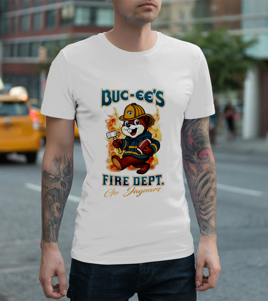 Buc Ee's Fire Dept Jacksonville Jaguars Go Jaguars T-Shirt