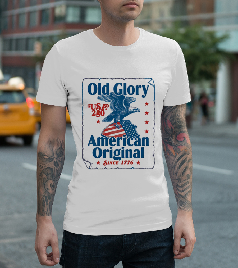 Old Glory USA 250 American Original Eagle Since 1776 T-Shirt