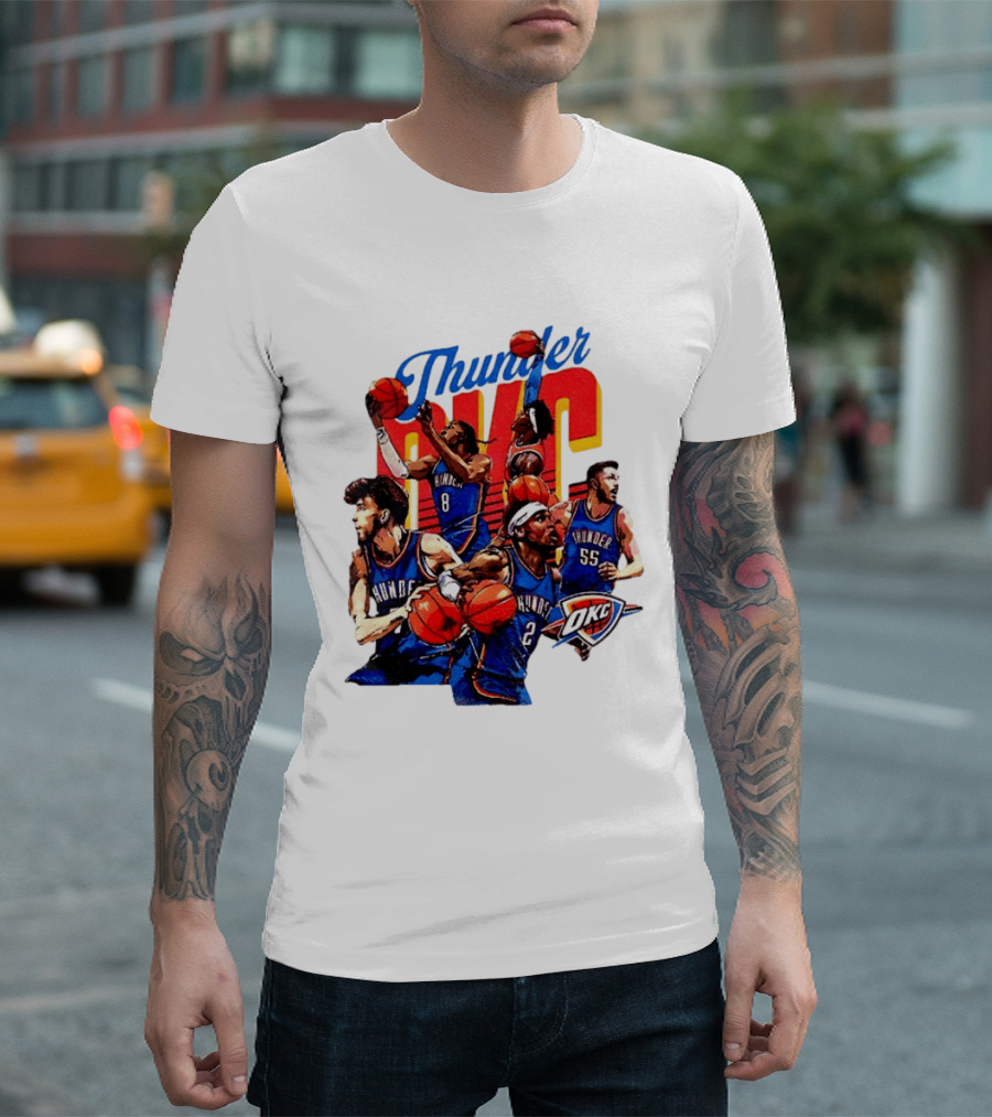 Thunder OKC Shai Gilgeous Chet Holmgren Williams Oklahoma City Basketball NBA 2026 T-Shirt