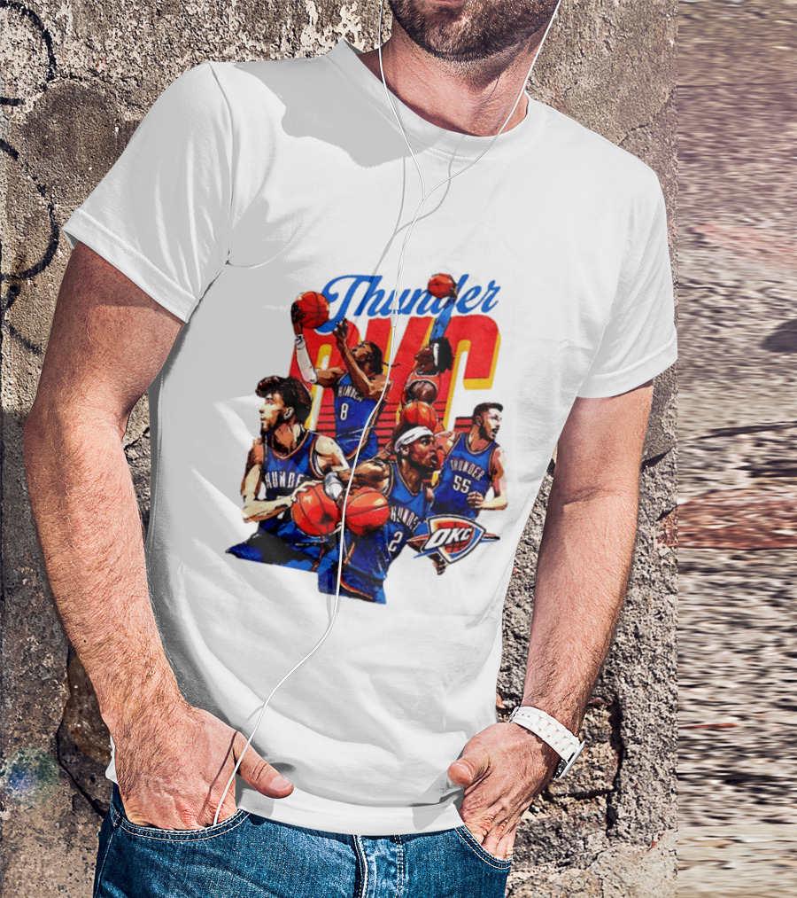 Thunder OKC Shai Gilgeous Chet Holmgren Williams Oklahoma City Basketball NBA 2026 T-Shirt