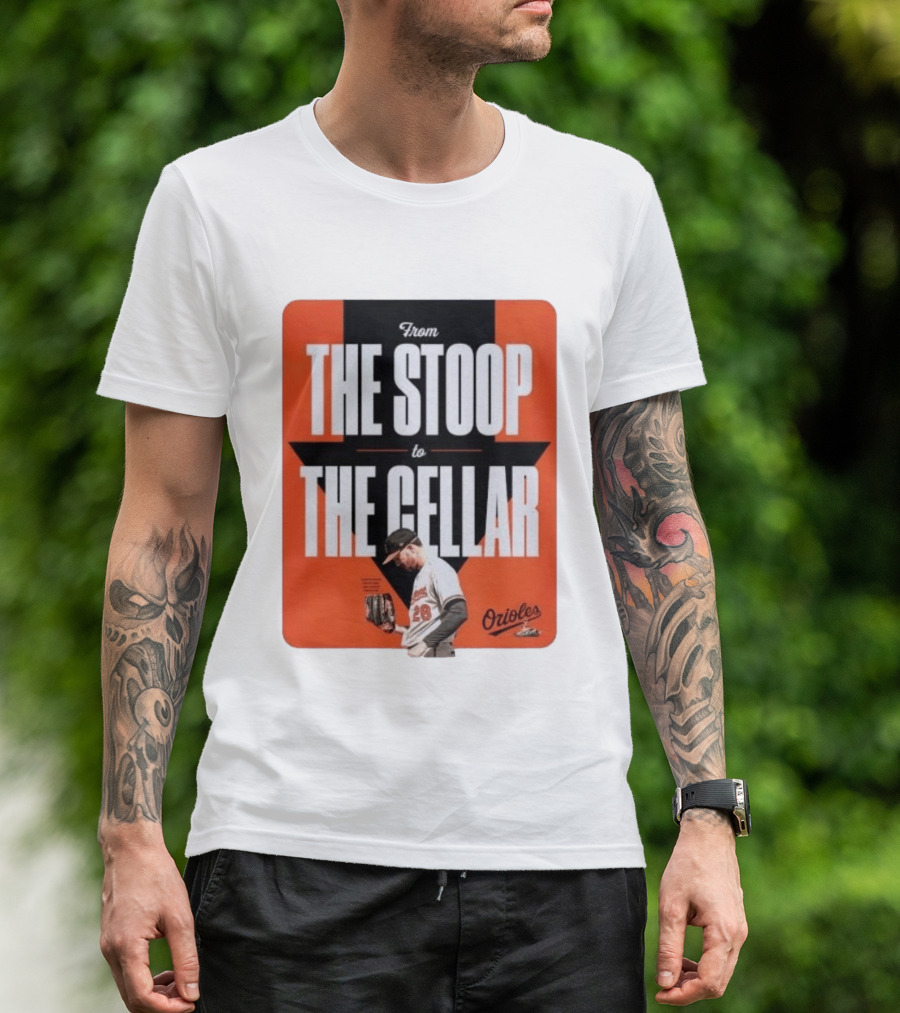 Orioles From The Stoop To The Cellar Trevor Rogers 28 T-Shirt