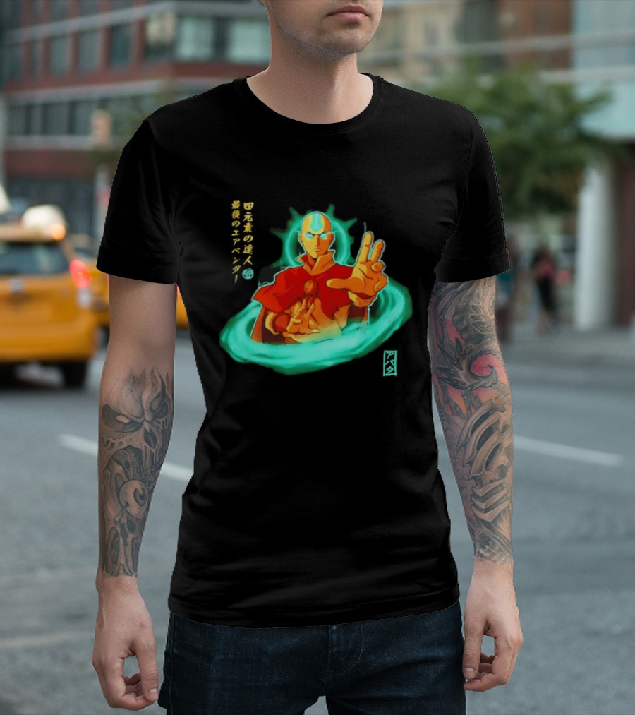 Avatar The Last Airbender Aang Master Of The Four T-Shirt