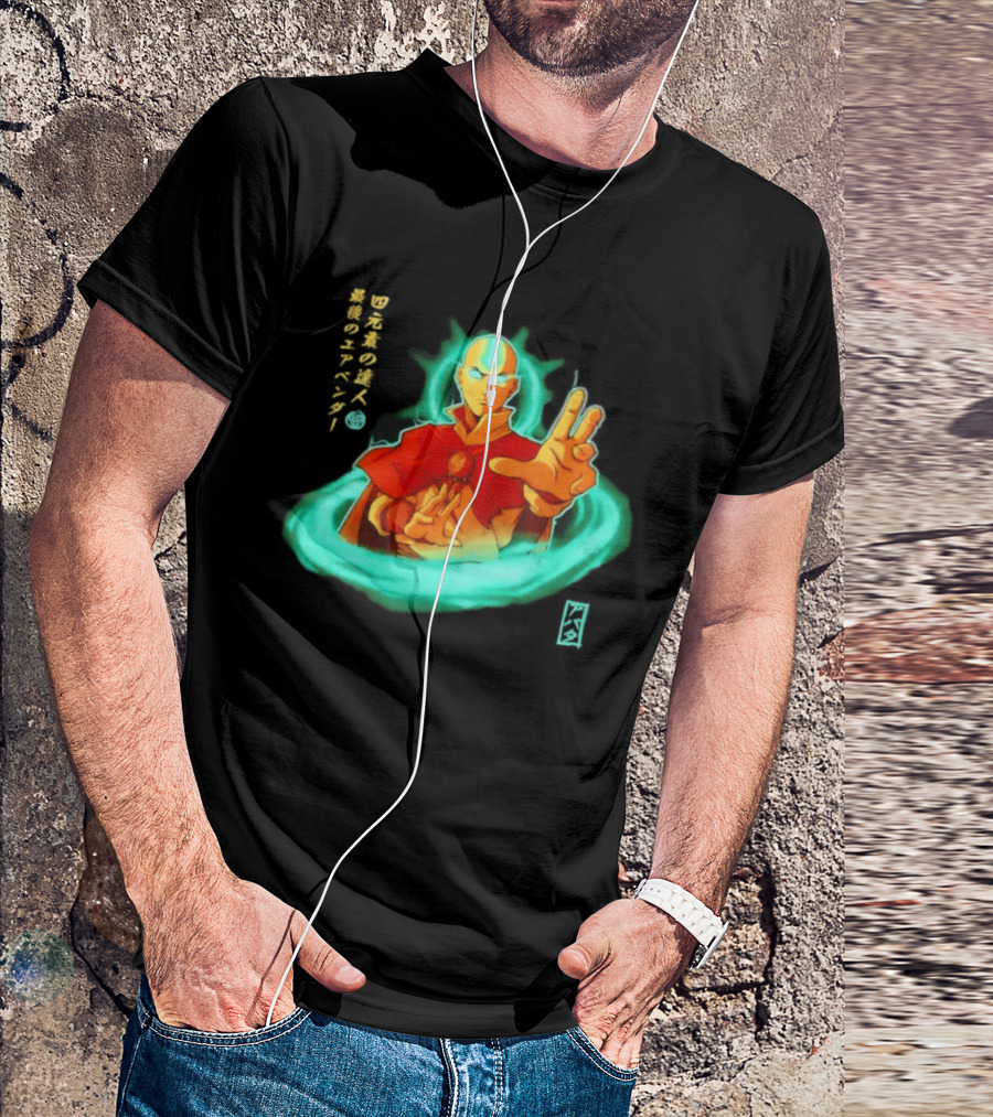 Avatar The Last Airbender Aang Master Of The Four T-Shirt