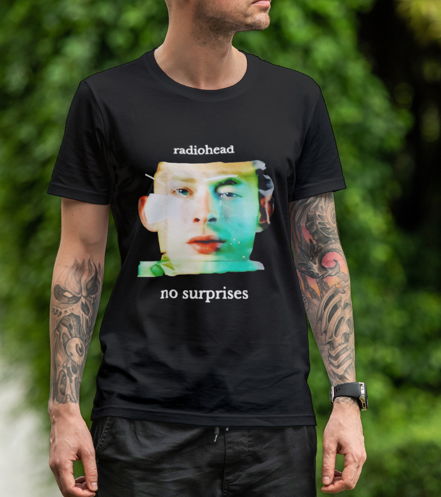 Radiohead No Surprises Thom Yorke Watercolor T-Shirt