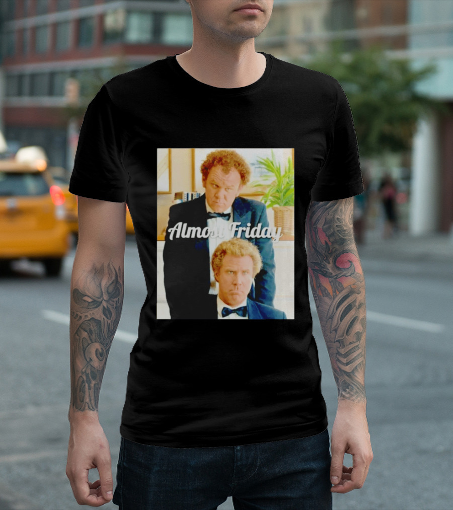Almost Friday Will Ferrell John C. Reilly Interview Image T-Shirt