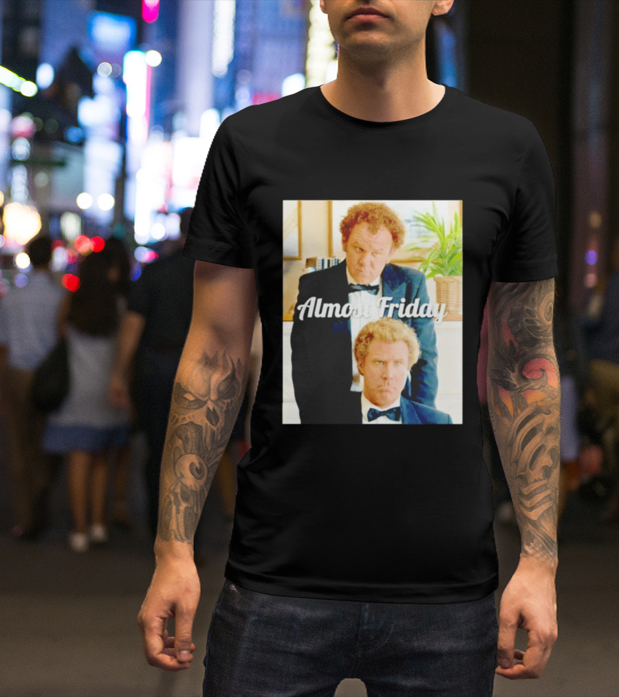 Almost Friday Will Ferrell John C. Reilly Interview Image T-Shirt