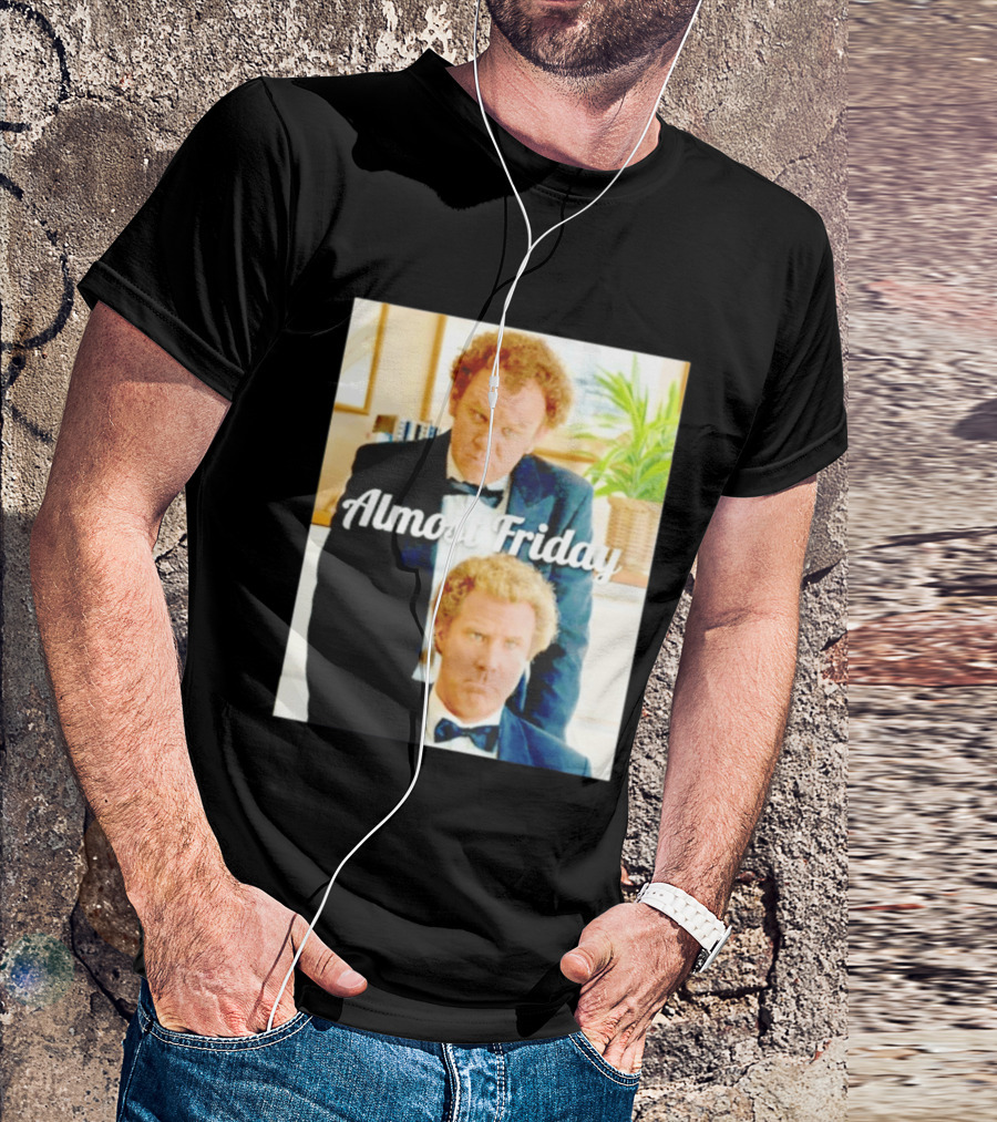 Almost Friday Will Ferrell John C. Reilly Interview Image T-Shirt